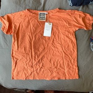 Yungmaven orange tee